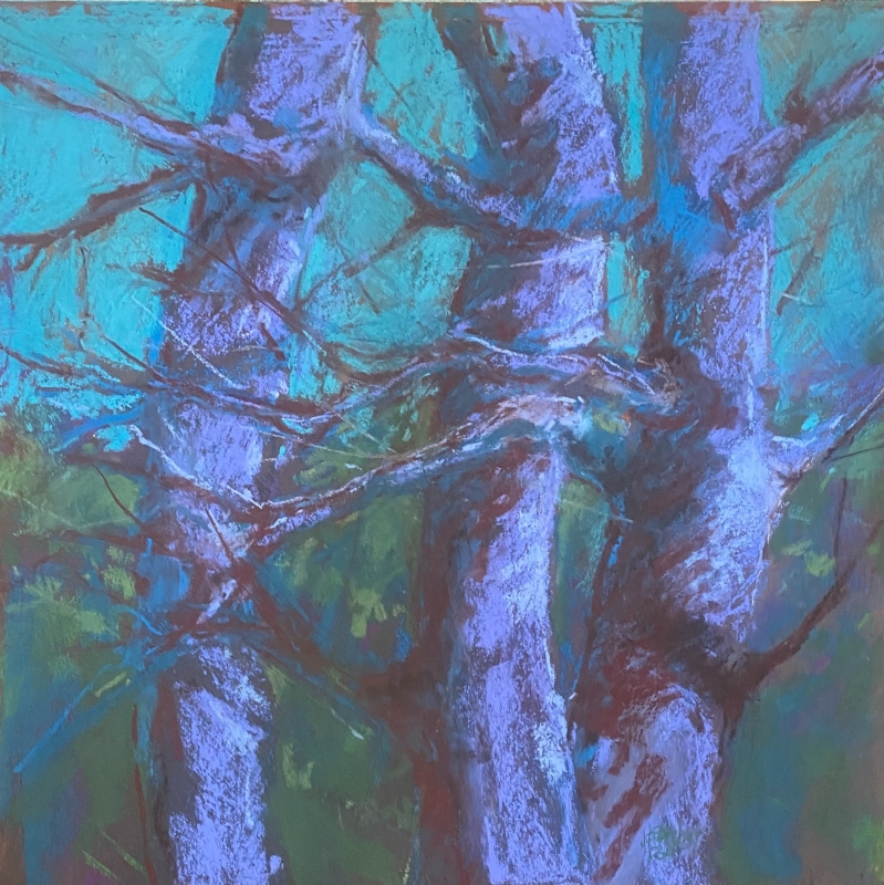 Night of the Wolf Moon 2023 by artist julia fletcher